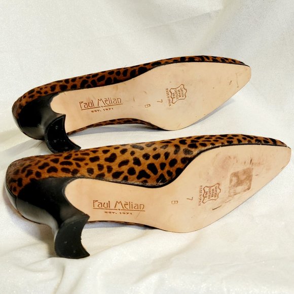 PAUL MELIAN London Cheetah Print Pump 7B - Picture 12 of 12